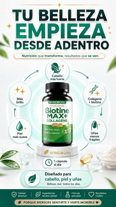 BIOTINA MAX + COLAGENO